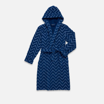 Hooded Chevron Robe