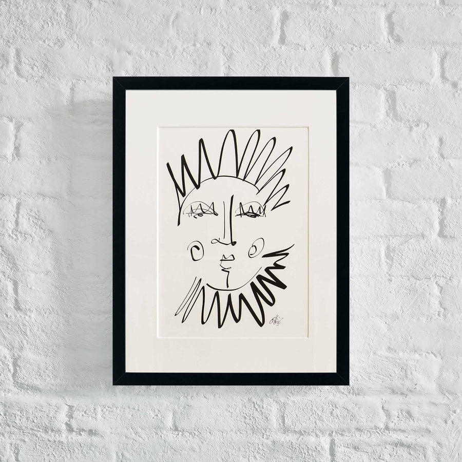 Khorshid Khanoom Sun Woman in Black & White - Last Call