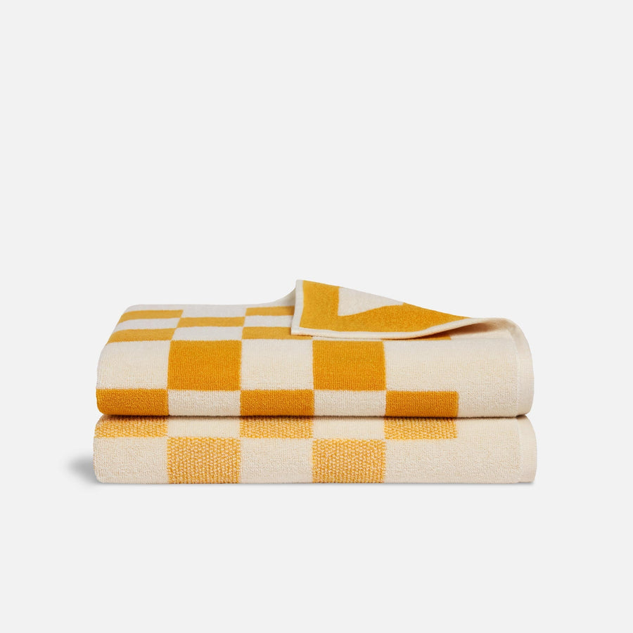 Checkerboard Bath Sheets - Last Call