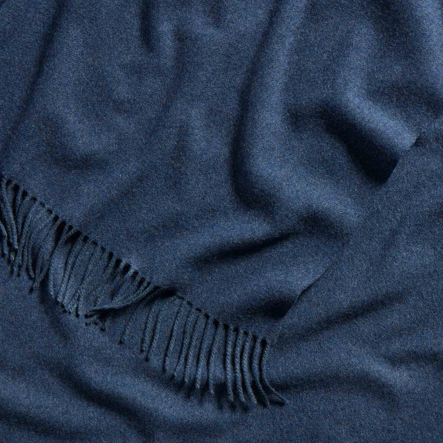 Cashmere-Lambswool Throw Blanket