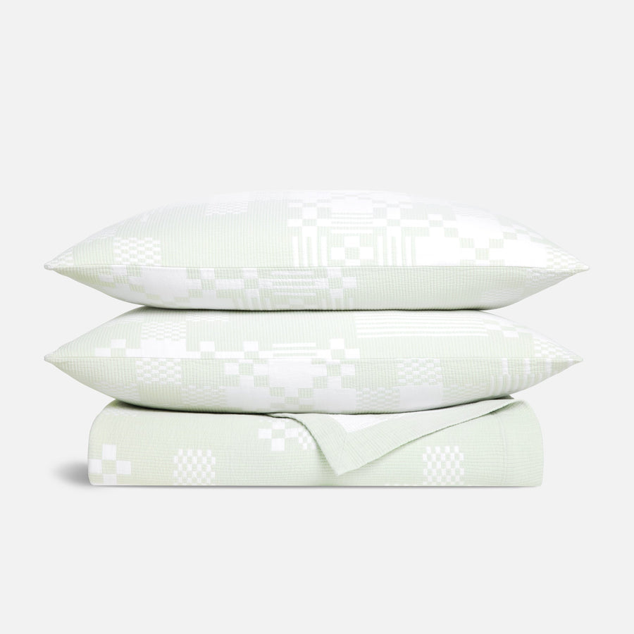 Cotton Matelasse Coverlet Set