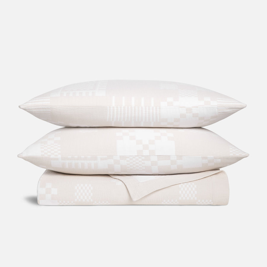 Cotton Matelasse Coverlet Set