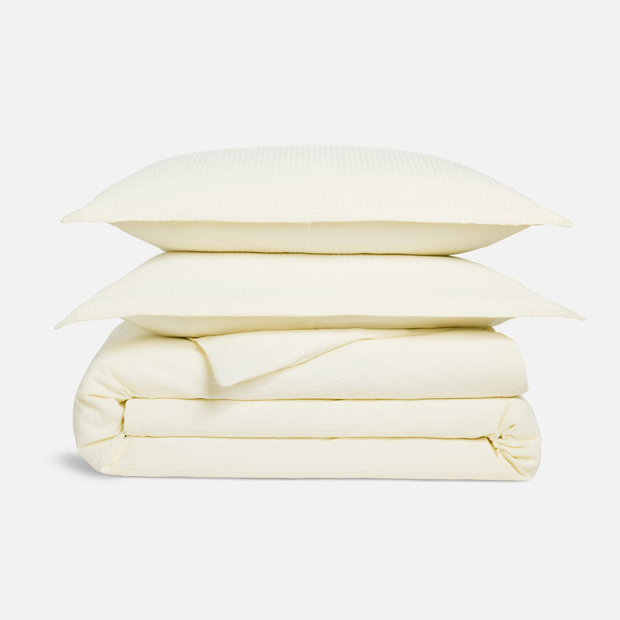 Textured Stripe Duvet Set