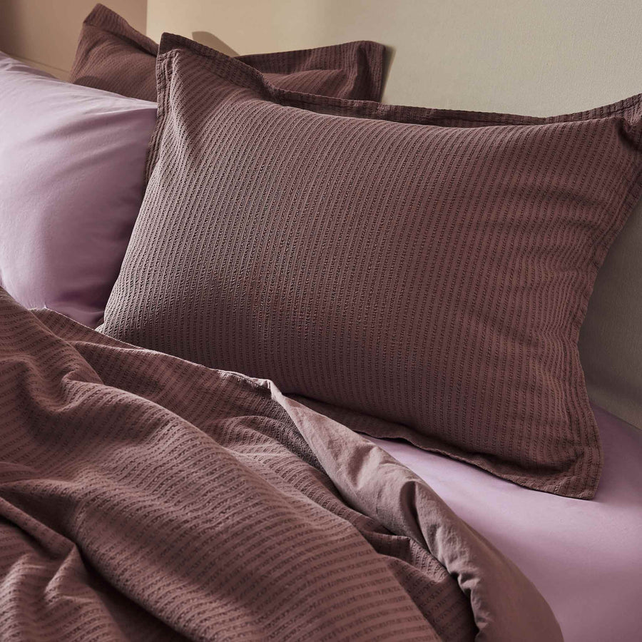 Textured Stripe Shams