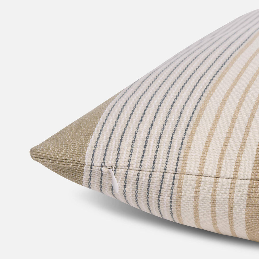 Woven Stripe Square Pillow Cover