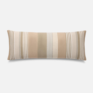 Woven Stripe Lumbar Pillow Cover