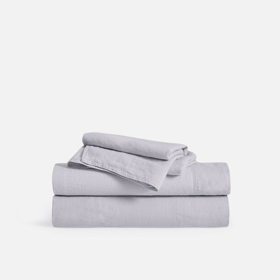 Washed Linen Core Sheet Set